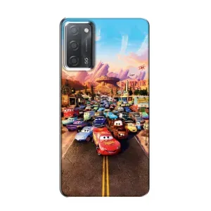 Силіконовий чохол Маквін для OPPO A55 (Тачки на трасі)