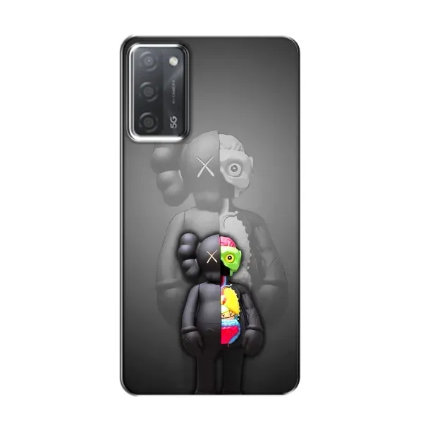 Чехол с принтом «Тело Bearbrick» для OPPO A55