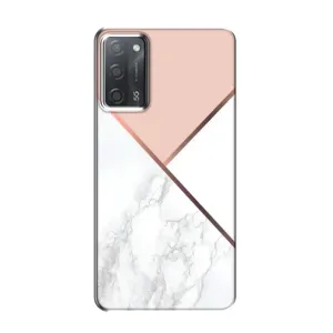 Мраморный чехол на OPPO A55 (VPrint) (Тройной мрамор)