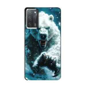 Чехол с картинкой «Хищники» для OPPO A55 (Полярный медведь)
