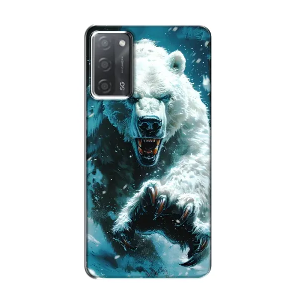 Чехол с принтом «Полярный медведь» для OPPO A55
