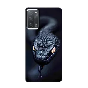 Чехол с картинкой «Хищники» для OPPO A55 (Черная змея)