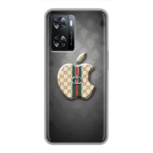 Чохли GUCCI для OPPO а57с (AlphaPrint) (Apple gucci)