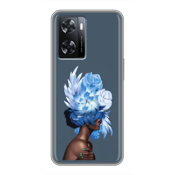 Чехол с принтом «Цветы на голове» для OPPO A57s Чехол с принтом «Цветы на голове» для OPPO A57s