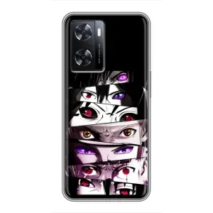 Чохли Персонажі Аніме Наруто для Oppo a57s (AlphaPrint) (Очі Anime)