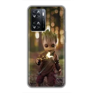 Чохол МАРВЕЛ для OPPO а57с (AlphaPrint) (I am Groot)
