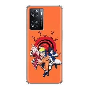 Naruto Anime Чохли для OPPO а57с (AlphaPrint) (команда Наруто)
