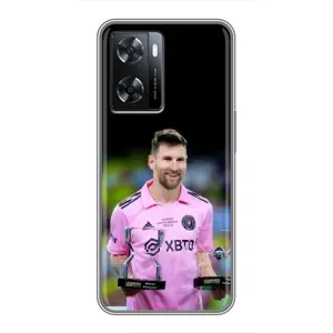 Чохли для OPPO а57с - Лео Мессі Маямі (Кубки Мессі)