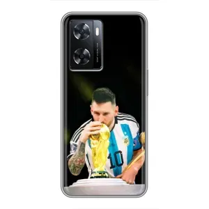 Чохли для Oppo a57s (Leo чемпіон) (AlphaPrint) (Кубок Мессі)
