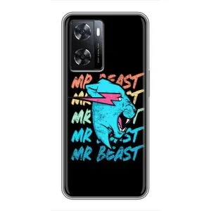 Чохли Містер Біст для OPPO а57с (logo Mr beast)