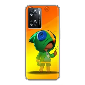 Чехол для Oppo a57s Бравл Старс (VPrint) (Хлопчик Леон)