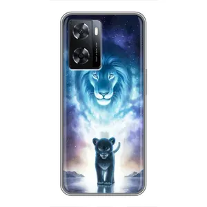 Чохол з картинкою ЛЕВ для Oppo a57s (VPrint) (Маленький лев)
