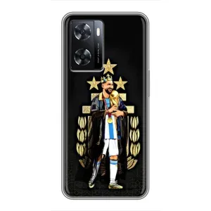 Чохли для Oppo a57s (Leo чемпіон) (AlphaPrint) (Мессі Король)