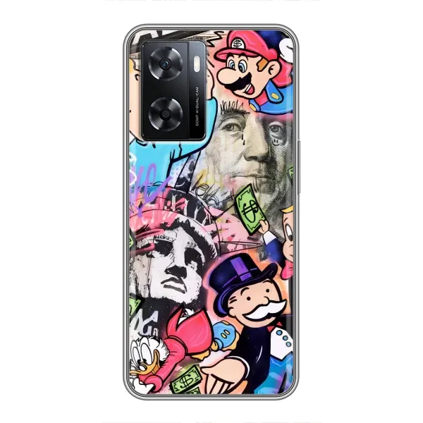 Чехол с принтом «Monopoly man» для OPPO A57s