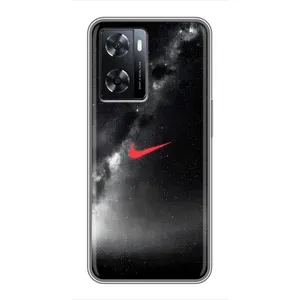 Чохол для Oppo a57s - з принтом Найк (AlphaPrint) (Найк червоний)