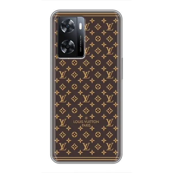 Чохол з принтом «шпалери LV» для OPPO A57s
