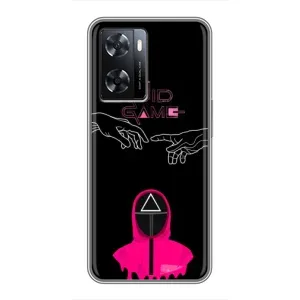 Чохол Гра в кальмара для Oppo a57s (Мінімалізм Гра кальмара)