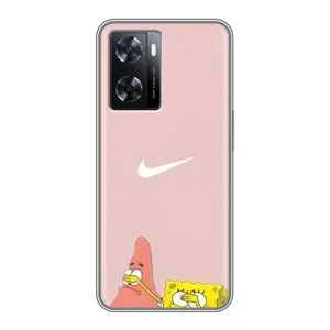 Чохол Губка Боб для OPPO а57с (Патрік і Губка)