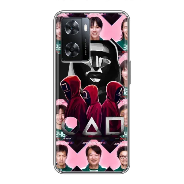 Чохол з принтом «Учасники Гра кальмара» для OPPO A57s Чохол з принтом «Учасники Гра кальмара» для OPPO A57s