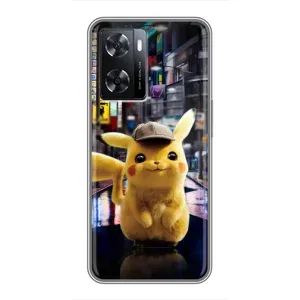 Чохли з крутими принтами для Oppo a57s - (PREMIUMPrint) (Пикачу)