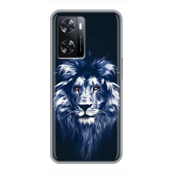 Чехол с принтом «Синий Лев» для OPPO A57s Чехол с принтом «Синий Лев» для OPPO A57s