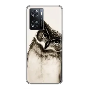 Чохол з пташками на Oppo a57s (VPrint) (Сова)