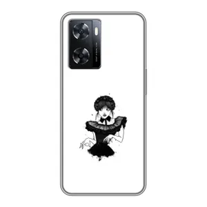 Чохли Венсдей на Oppo a57s Уенсдей (AlphaPrint) (танець Венздей)