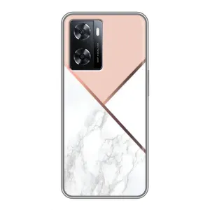 Мраморний чехол на Oppo a57s (VPrint) (Тройний мрамор)