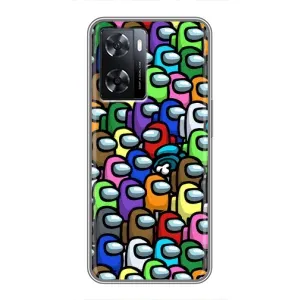 Чохли Амонг Ас для Oppo a57s (AlphaPrint) (Убитий)