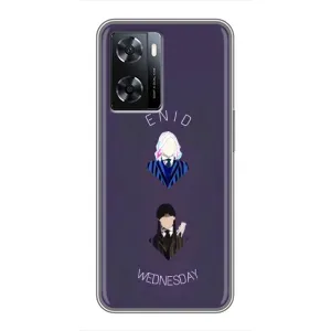 Чохли Венсдей на Oppo a57s Уенсдей (AlphaPrint) (Венздей і подруга)