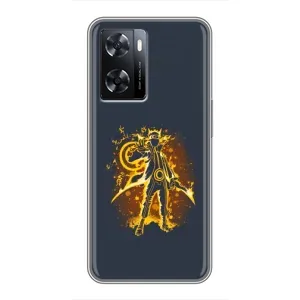 Naruto Anime Чохли для OPPO а57с (AlphaPrint) (золотий Наруто)