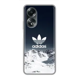 Чехлы Адидас для OPPO A58 (4G) (AlphaPrint) (Адидас в горах)