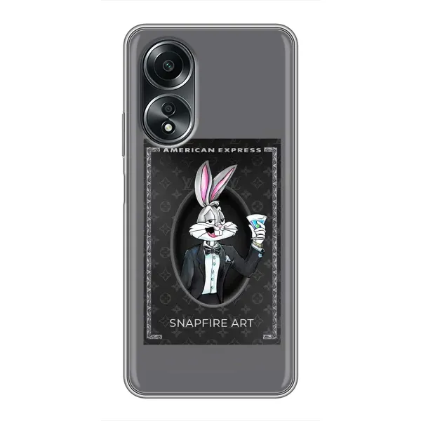 Чехол с принтом «Бакс Бани LV» для OPPO A58 (4G)