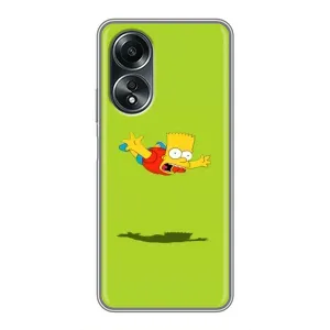 Чехол с Симпсонами для OPPO A58 (4G) (VPrint)