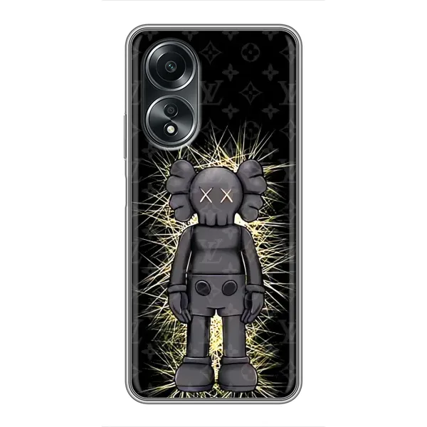 Чехол с принтом «Bearbrick LV» для OPPO A58 (4G)