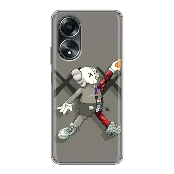 Чехол с принтом «Беарбрик Джордан» для OPPO A58 (4G)