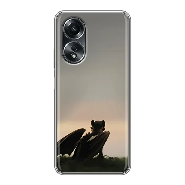 Чехол с принтом «Беззубик» для OPPO A58 (4G)
