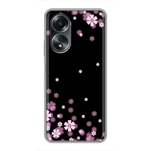 Чехол с принтом «Цветочки маленькие» для OPPO A58 (4G) Чехол с принтом «Цветочки маленькие» для OPPO A58 (4G)