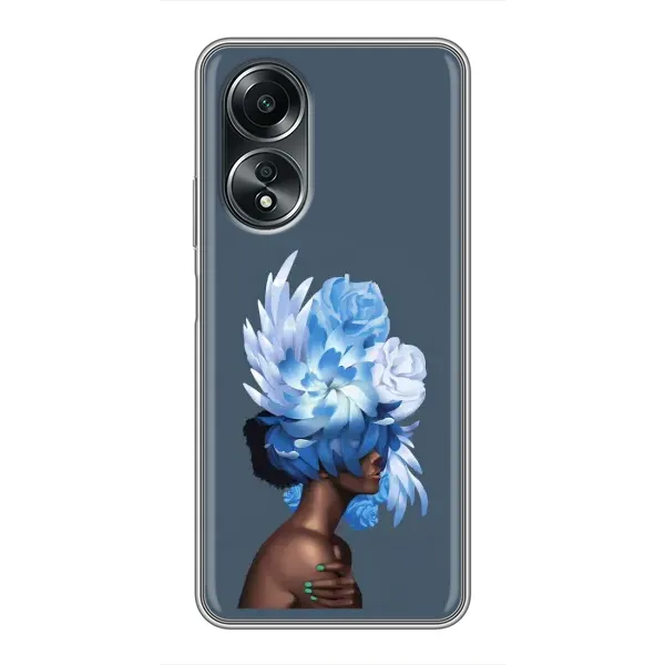 Чехол с принтом «Цветы на голове» для OPPO A58 (4G) Чехол с принтом «Цветы на голове» для OPPO A58 (4G)