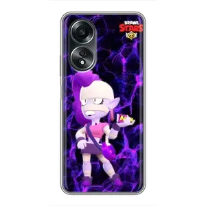 Чехлы Brawl Stars для OPPO A58 (4G) (AlphaPrint) (Эмз Бравл Старс)
