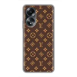 Чехлы Луи Витон для OPPO A58 (4G) (AlphaPrint - LOUIS VUITTON) (фон LOUIS VUITTON)