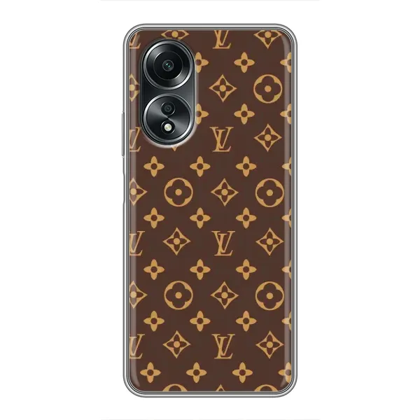 Чехол с принтом «фон LOUIS VUITTON» для OPPO A58 (4G)