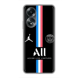 Чехлы PSG для OPPO A58 (4G) (AlphaPrint) (футболка ПСЖ)