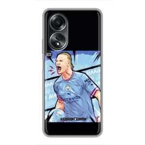 Чохли з футболістом Ерлінг Холанд для OPPO A58 (4G) (AlphaPrint) (гол Ерлінг Холанд)
