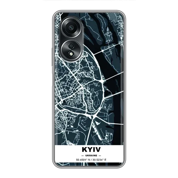 Чехол с принтом «Киев» для OPPO A58 (4G)