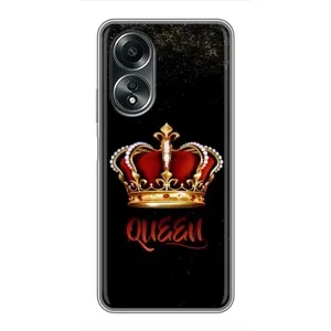 Чехол с Короной Оппо А58 - (AlphaPrint) (Корона короля)