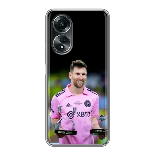 Чехол с принтом «Кубки Месси» для OPPO A58 (4G) Чехол с принтом «Кубки Месси» для OPPO A58 (4G)