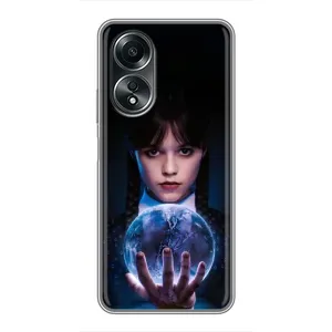 Чехол с дизайном Венздей 2 на OPPO A58 (4G) (Магическая сфера Уэнздей)