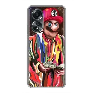 Брендновые Чехлы для OPPO A58 (4G) - (PREMIUMPrint) (Mario LV)
