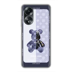 Чехол с принтом «Медвежонок LV» для OPPO A58 (4G)